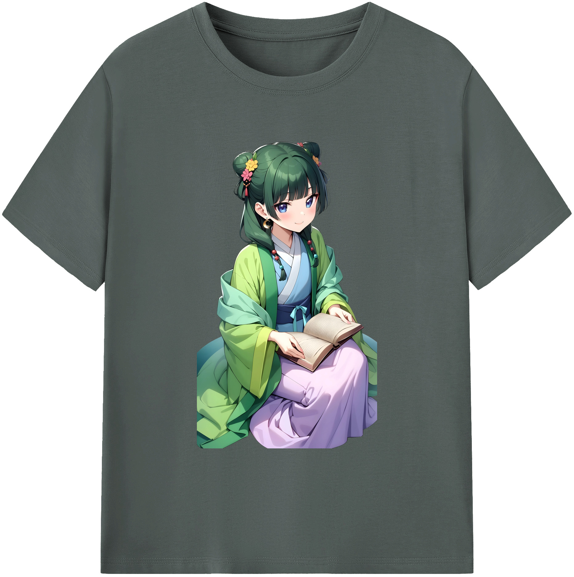 （画像用） 薬屋のひとりごと The Apothecary Diaries 綿100％ メンズ半袖Tシャツ｜肌触りやわらか＆通気性